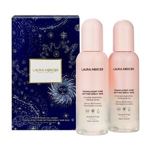 NEW DUO:Laura Mercier Translucent Pure Setting Spray 16Uhr Duo